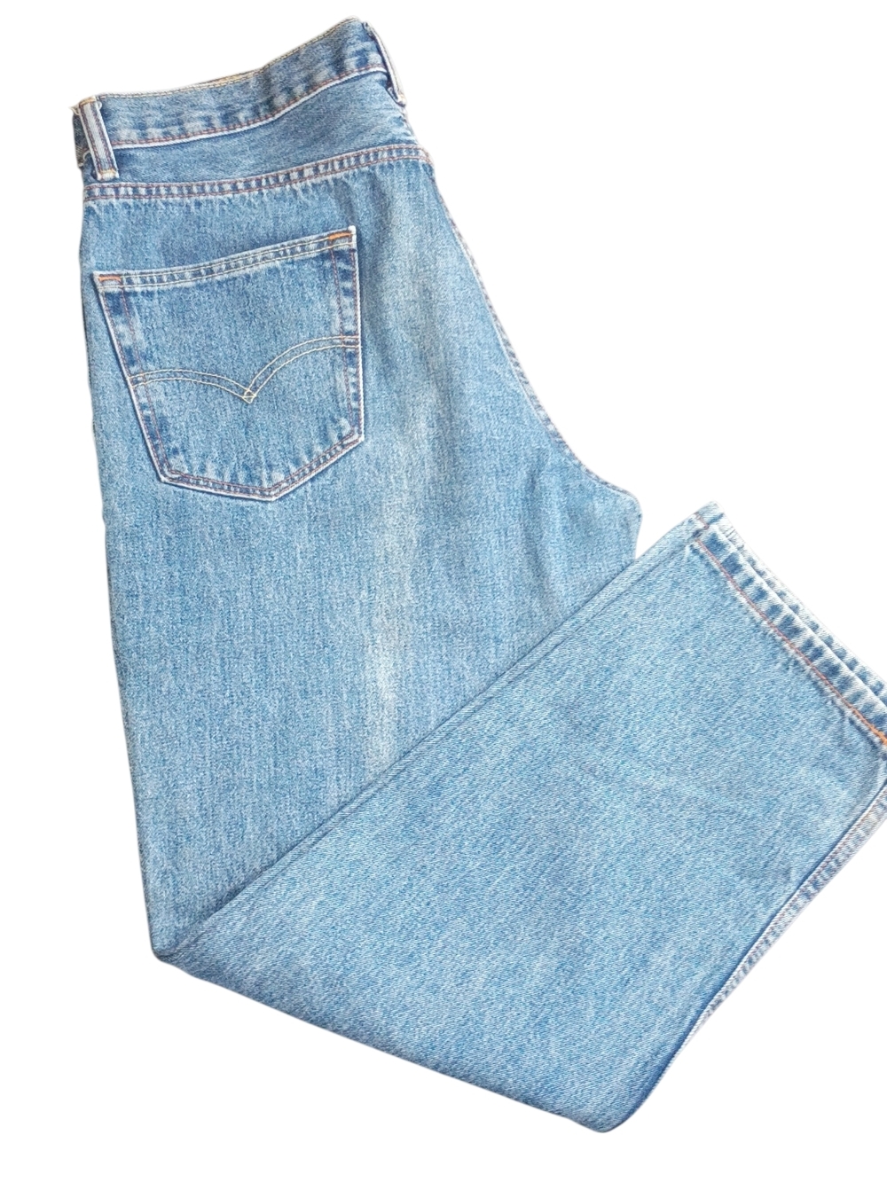 Levi's Men's Light Blue Straight Jeans - Picture 3 of 6